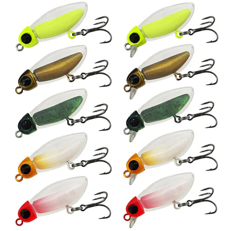 Mini wobblers Minnow para trucha y perca, señuelo flotante - imagen 4