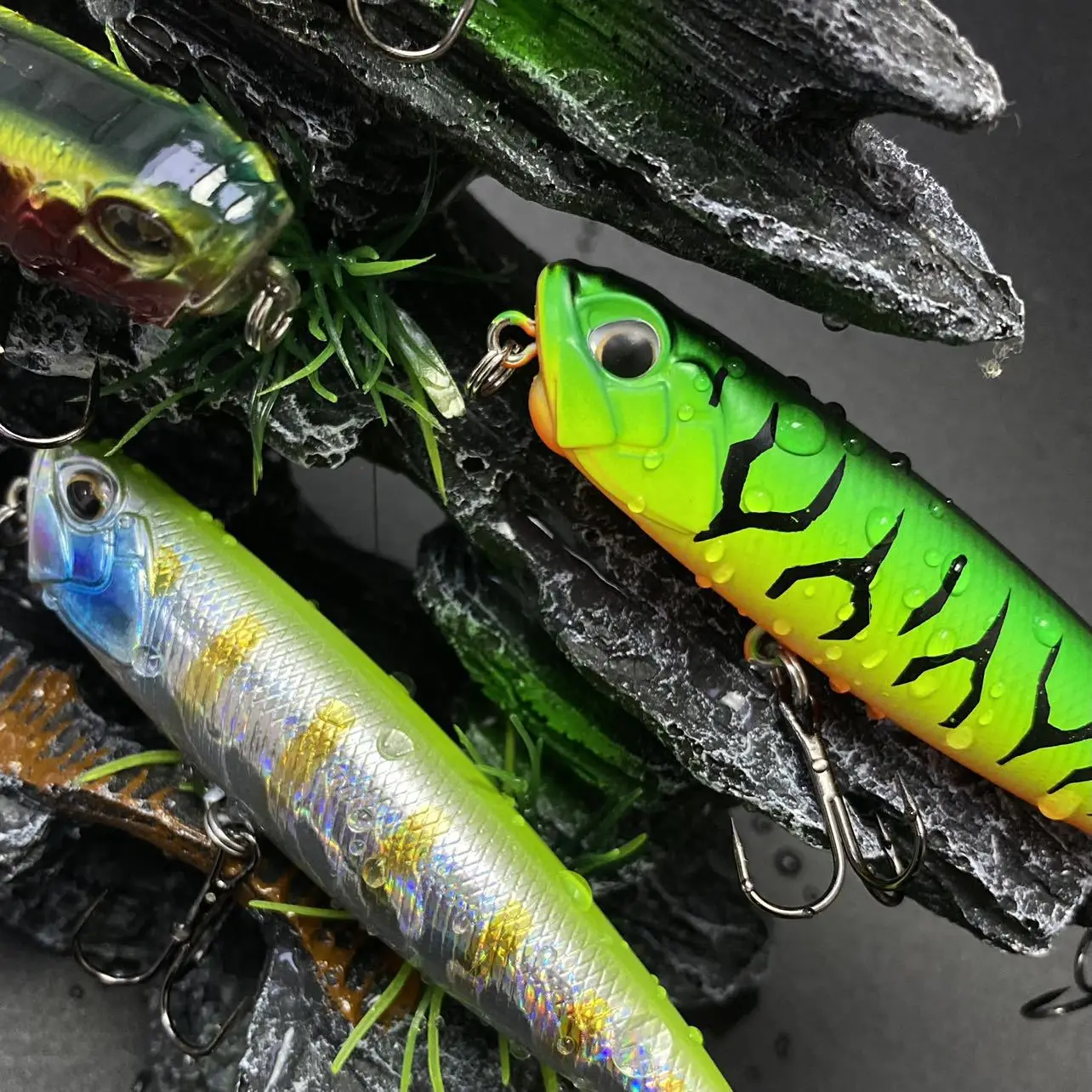 Wobbler topwater flotante swimbait que camina para carpa