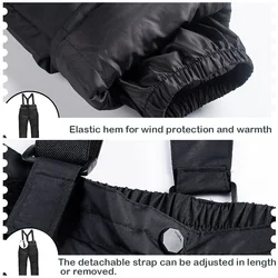 Traje de nieve infantil impermeable con capucha, resistente al viento