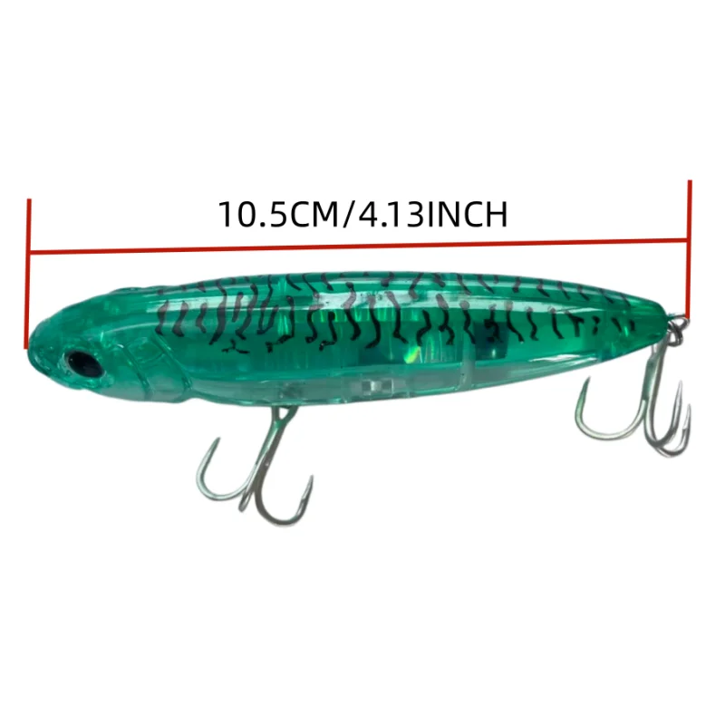 MEGAIMABASS señuelo lápiz flotante boca curva para perca - imagen 4