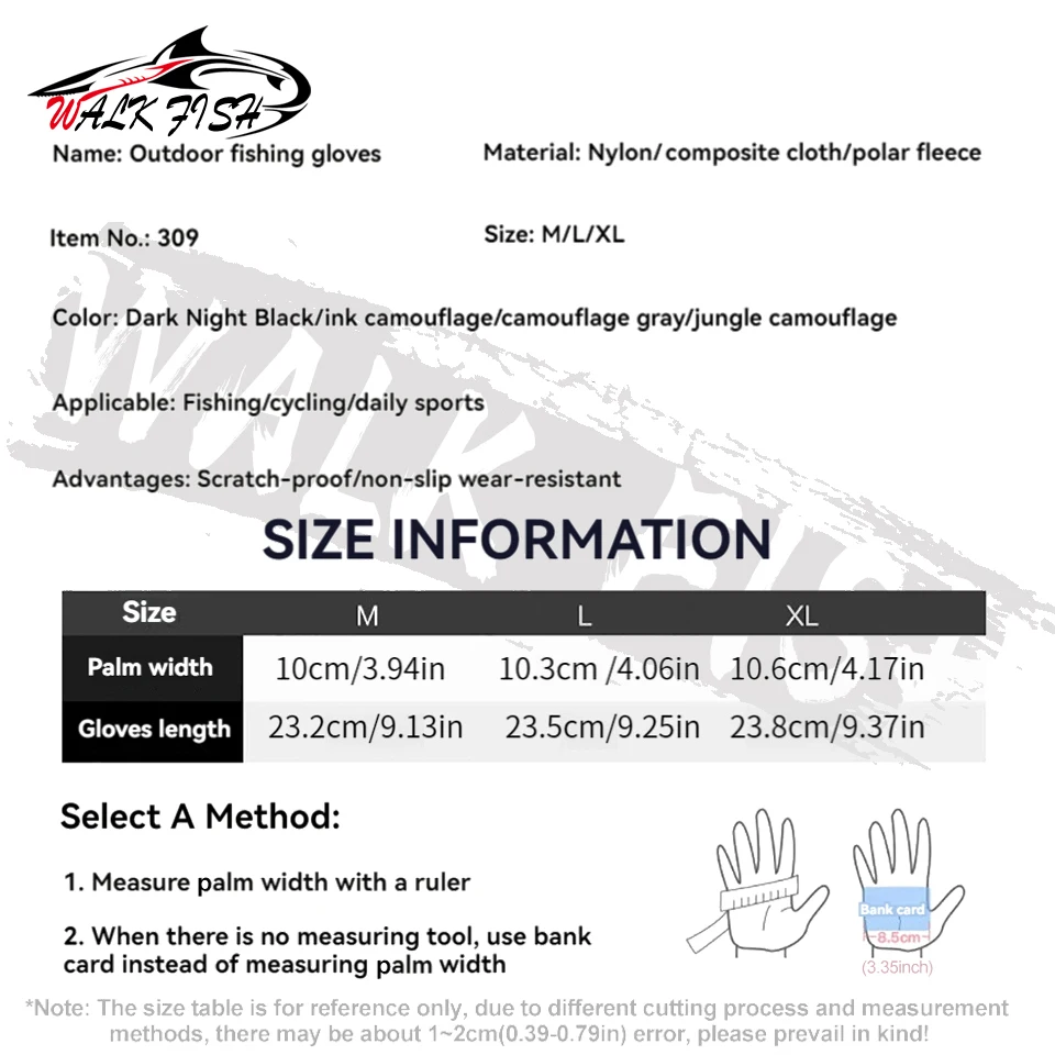 Guantes de pesca Walk Fish – Táctiles e impermeables - imagen 3