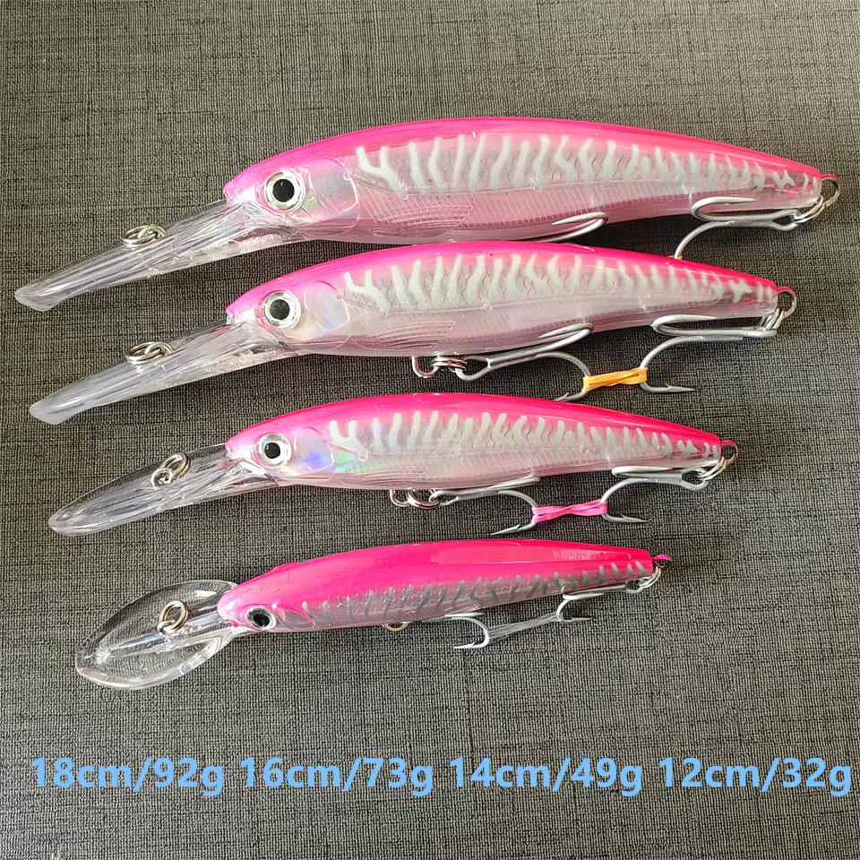 Señuelo Trolling Minnow – Wobbler flotante para lucio - imagen 4