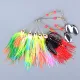 Spinnerbait 11g metálico tipo cuchara para lubina y carpa jigging - imagen 5