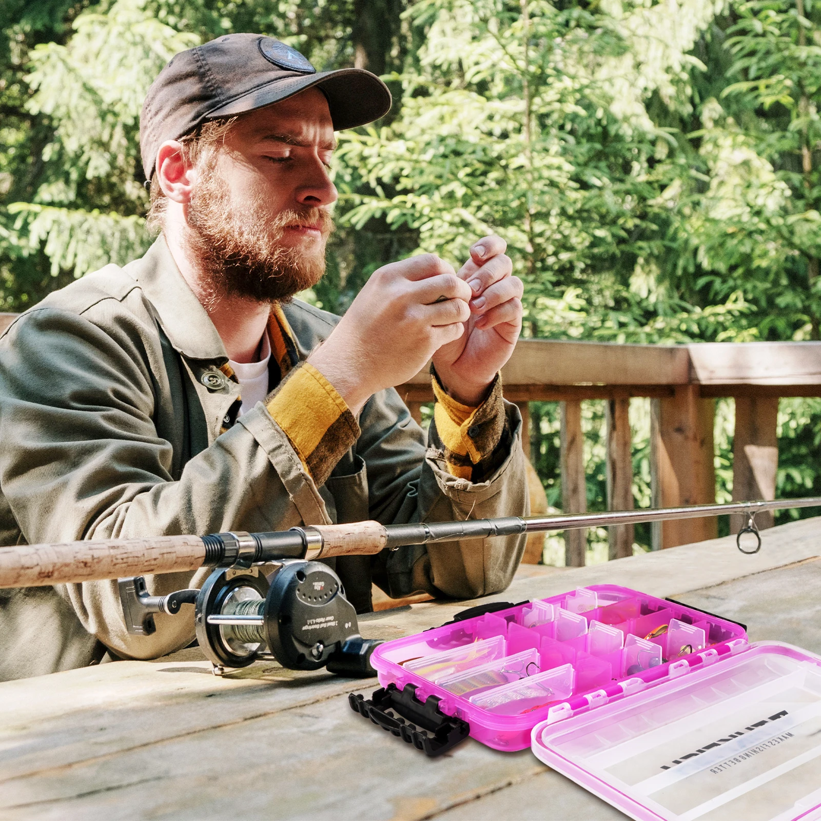 Caja Impermeable THKFISH – Organizador de Señuelos y Cebos Ajustable - imagen 5