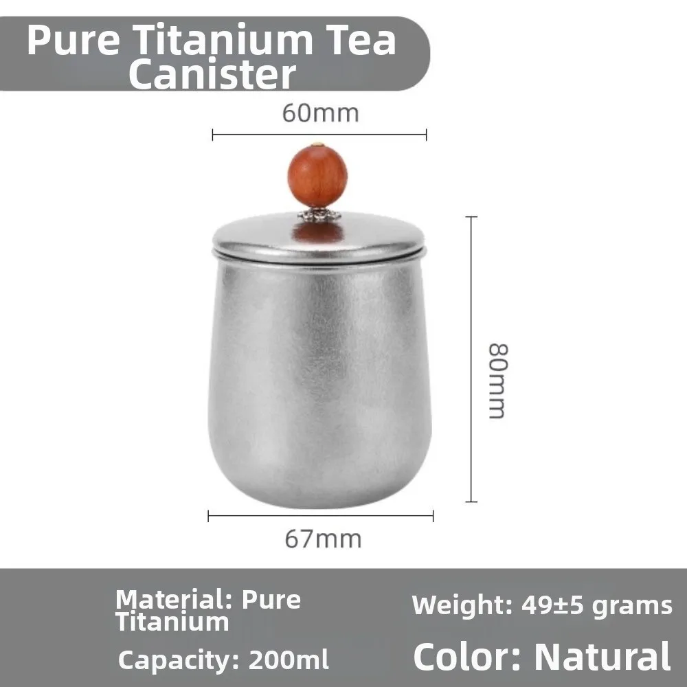 Capacidades de la taza de titanio