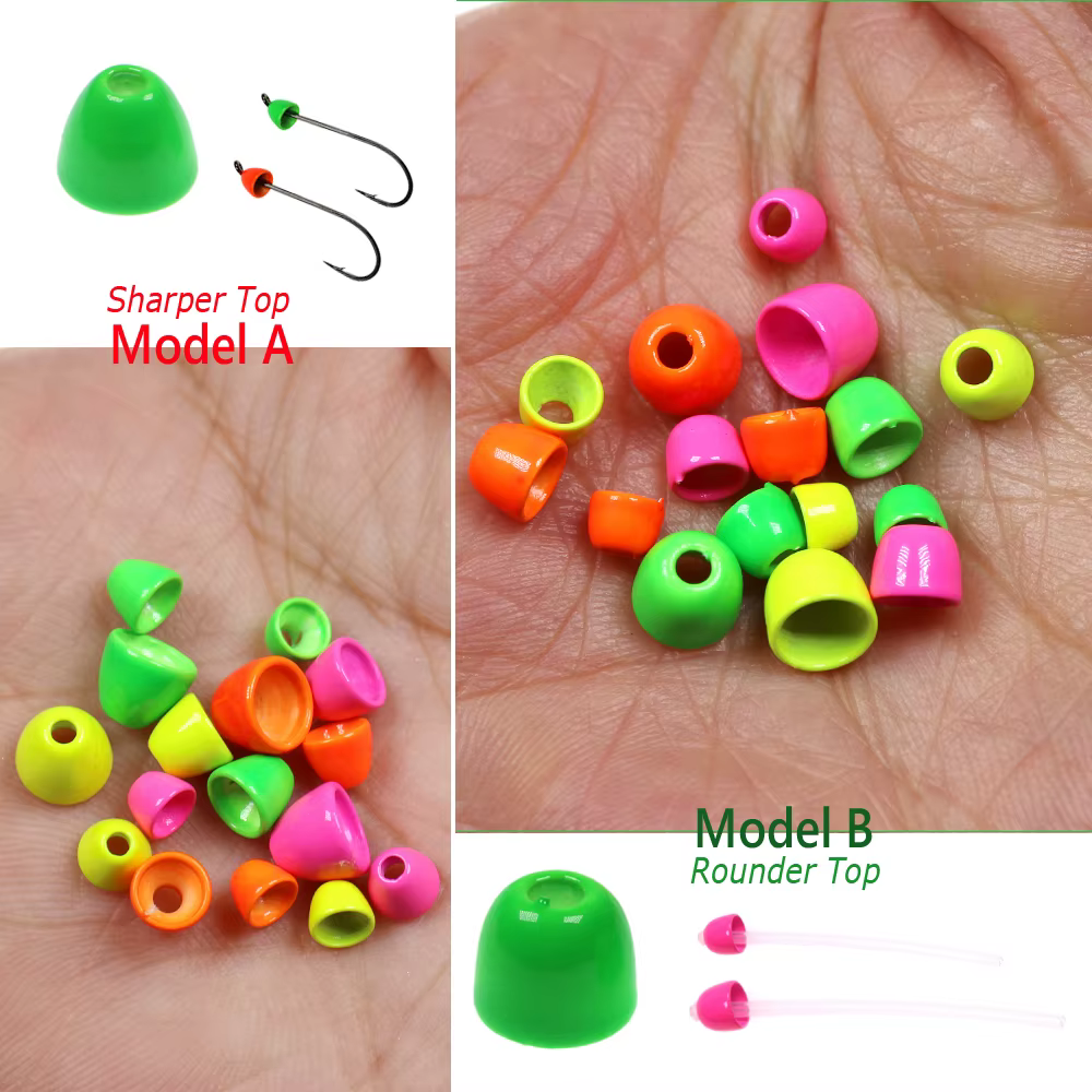 Cabezas de tubo de latón UV – Para trucha y salmón - imagen 3