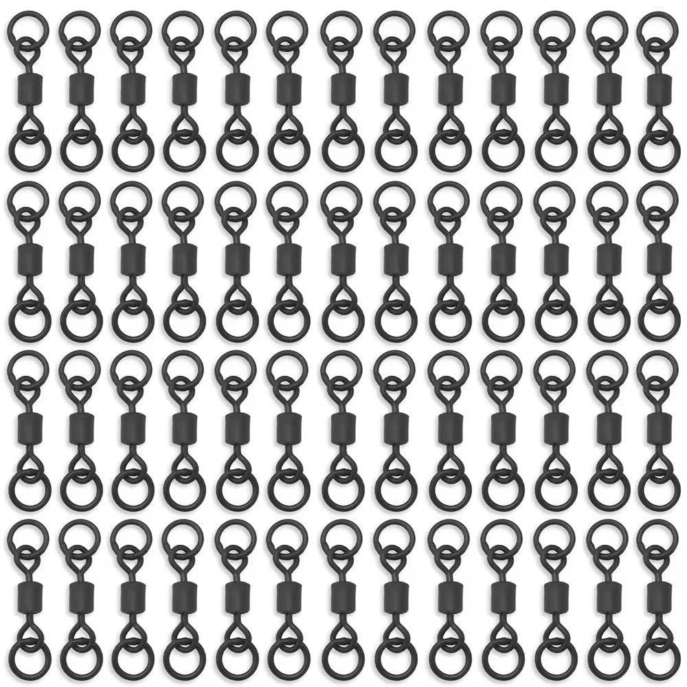 Conector giratorio de doble anillo para carpa – Accesorios pesca