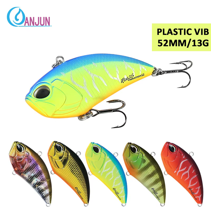 Señuelo VIB con sonajero – Crankbait sin labios para lubina y perca