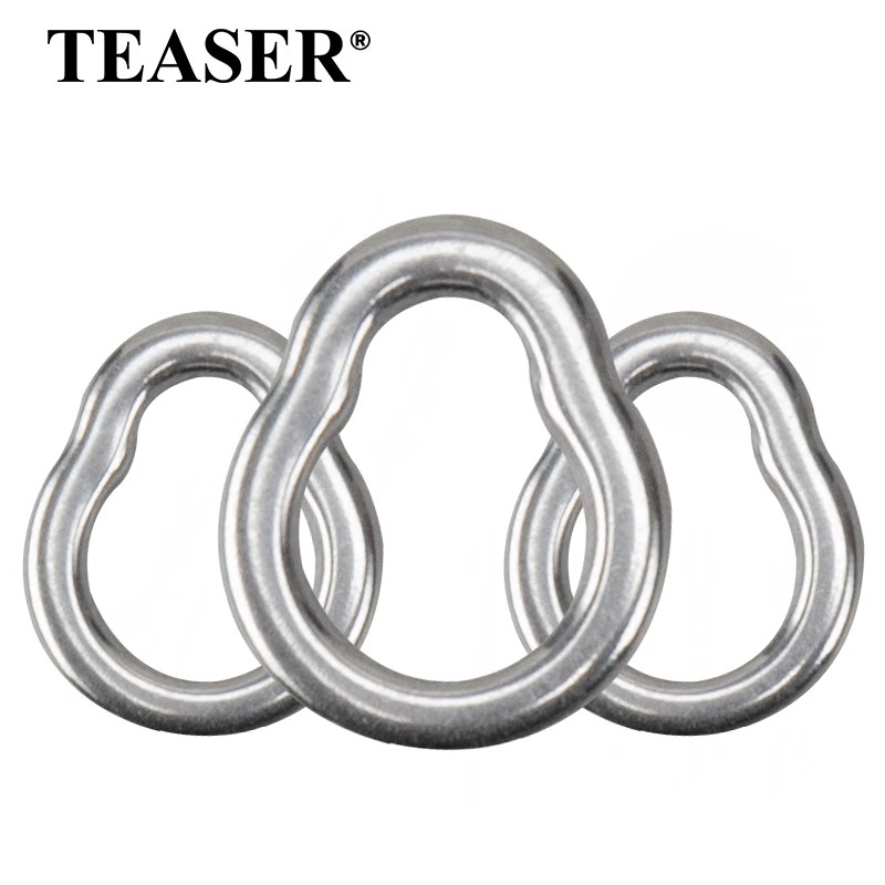 Anillas pera TEASER HT005 – conector acero inoxidable para jigging - imagen 3