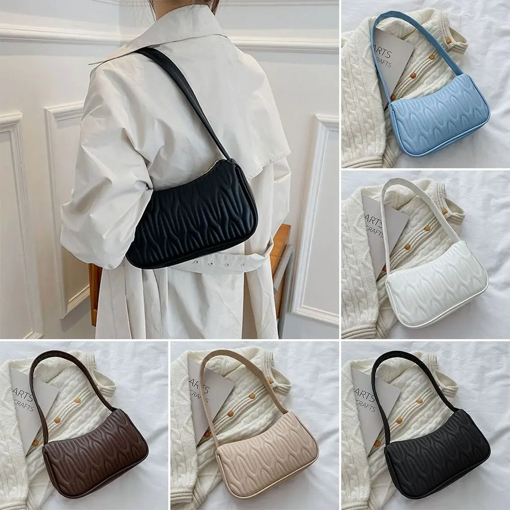 Bolso bandolera informal de color liso para mujer, mensajero - imagen 5