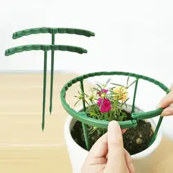 Soporte de plantas semicircular de plástico para invernadero