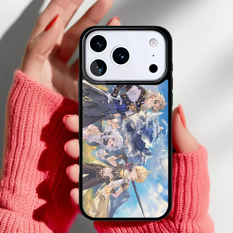Vista trasera completa del diseño Genshin Impact