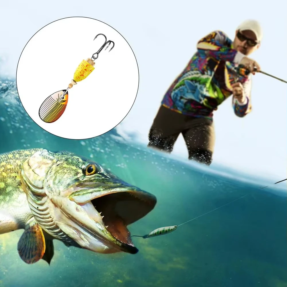 Señuelo Wobbler Metal Rattle – Con sonaja y brillo - imagen 4