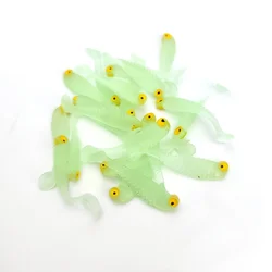 Señuelos de silicona luminosos para pesca con vinilo – blandos
