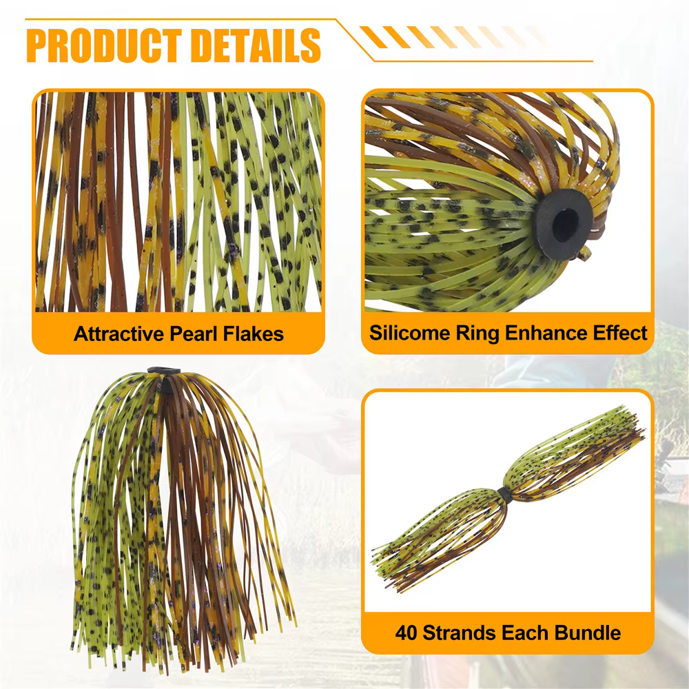 Faldas Silicona Spinnerbait – Accesorios Pesca Trucha y Lubina