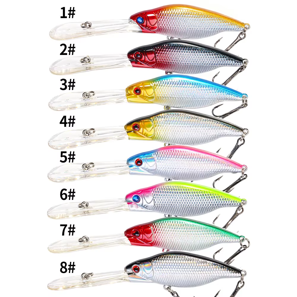 Señuelo jerkbait de buceo profundo – Cebo duro para lubina y lucio - imagen 4