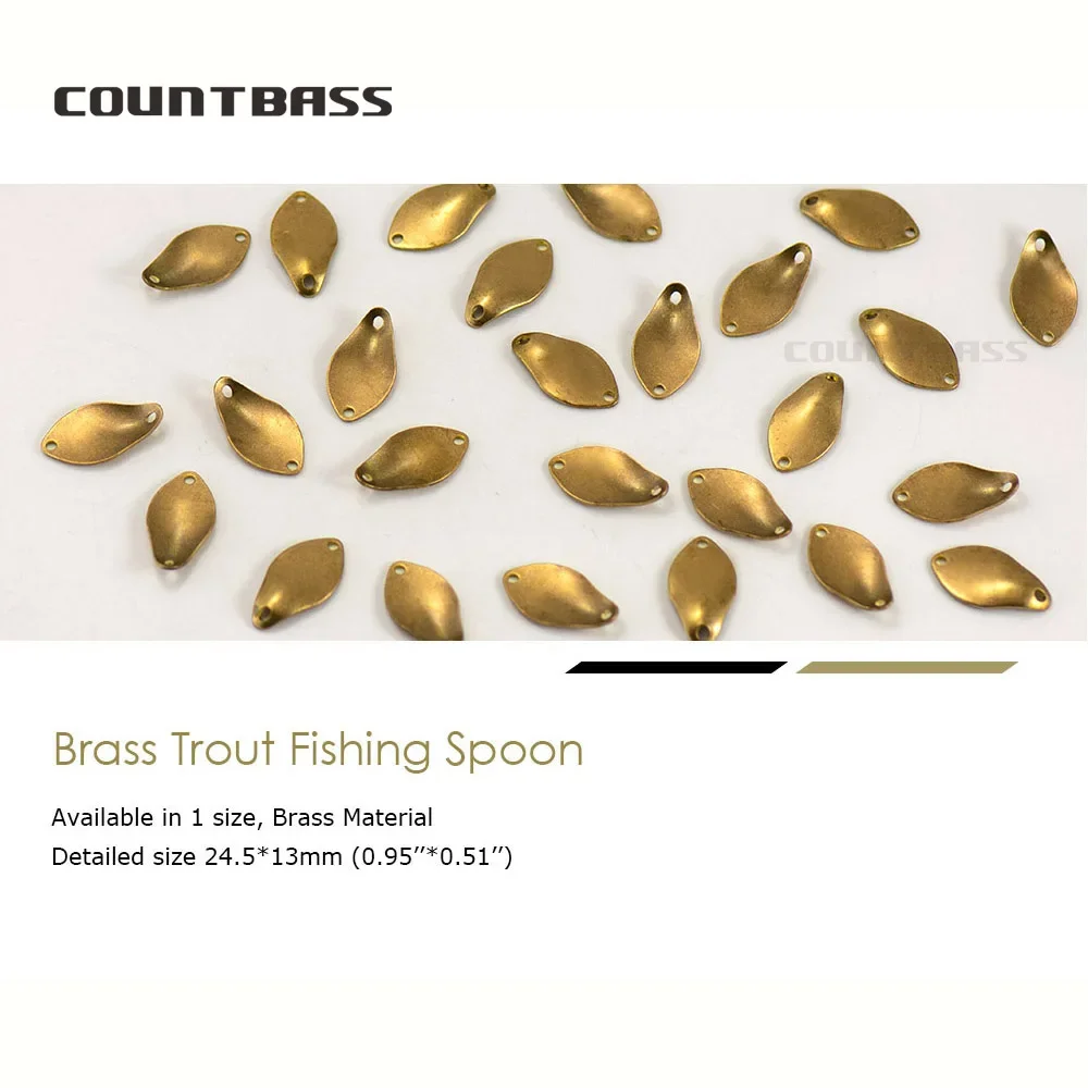 Cucharas de pesca Countbass SP010 – Latón para salmón y lucio - imagen 4