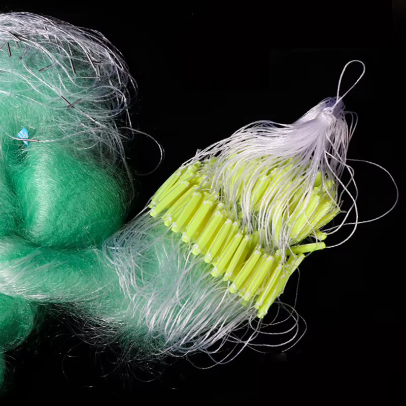 Red de nylon para pesca 40 m con plomo colgante y flotador - imagen 2