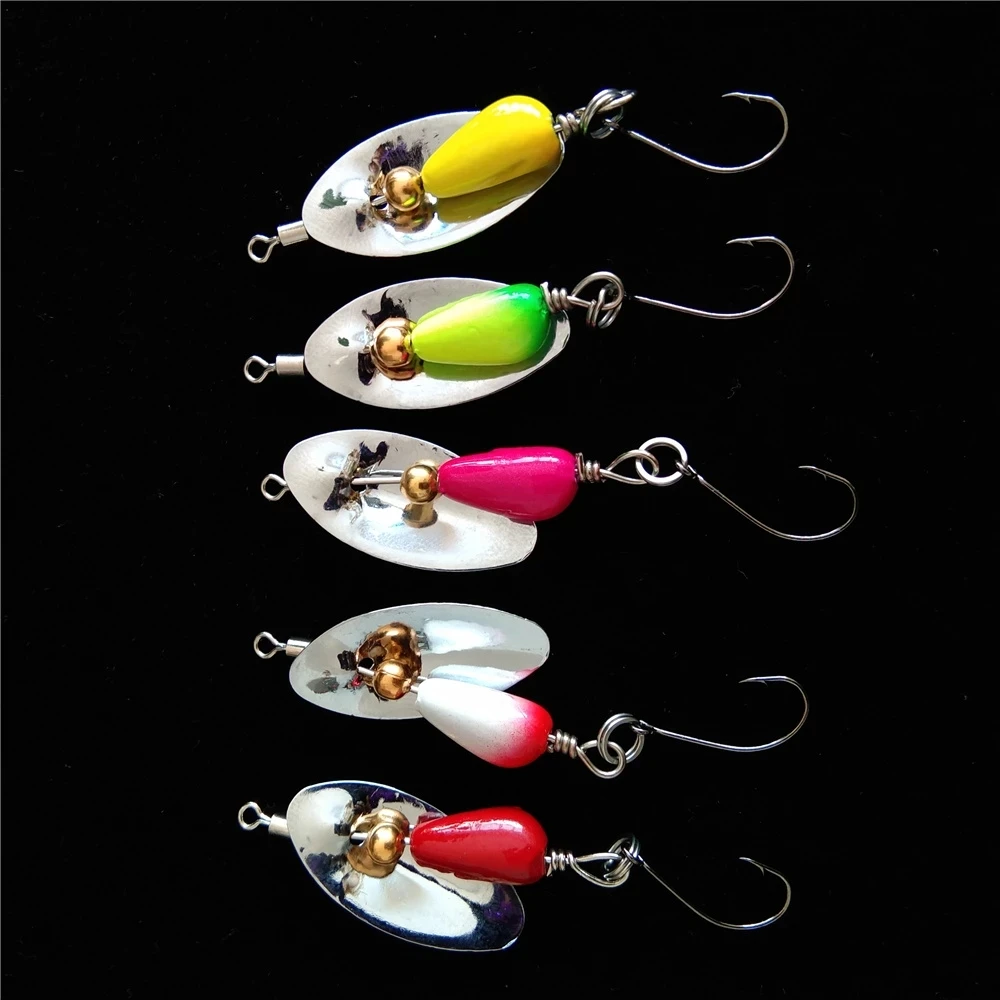 MUKUN Señuelo micro jigging con spinner cuchara - imagen 3