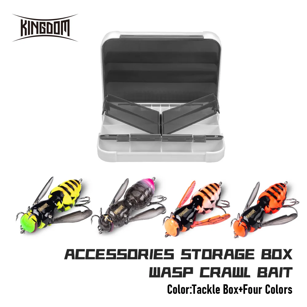 Wobblers Kingdom Wasp Crawl flotantes para lubina - imagen 4