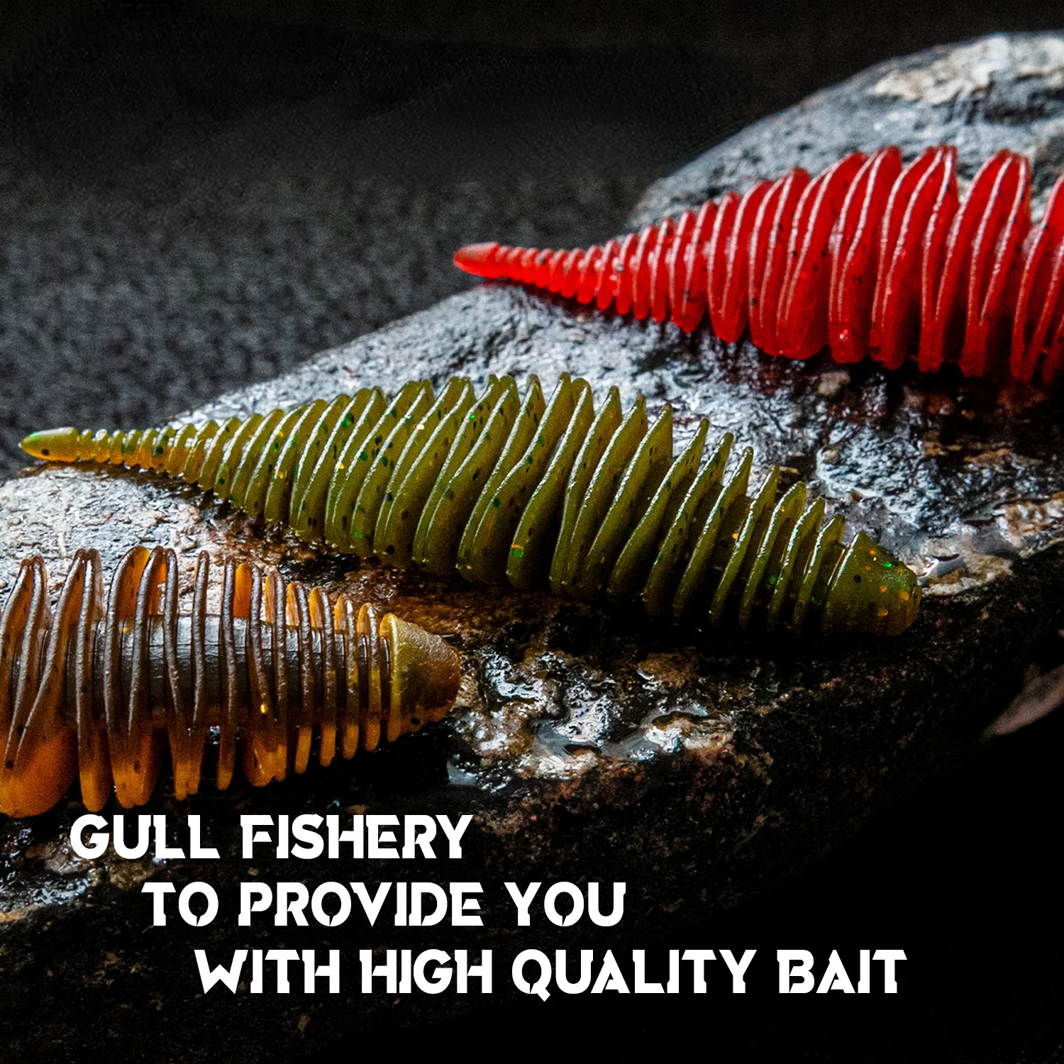 Walk Fish Bellows Gill Señuelo Suave de Silicona para Lubina - imagen 3