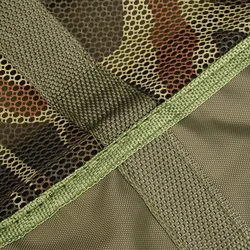 Báscula de pesca plegable 120 cm con malla camuflaje y asa