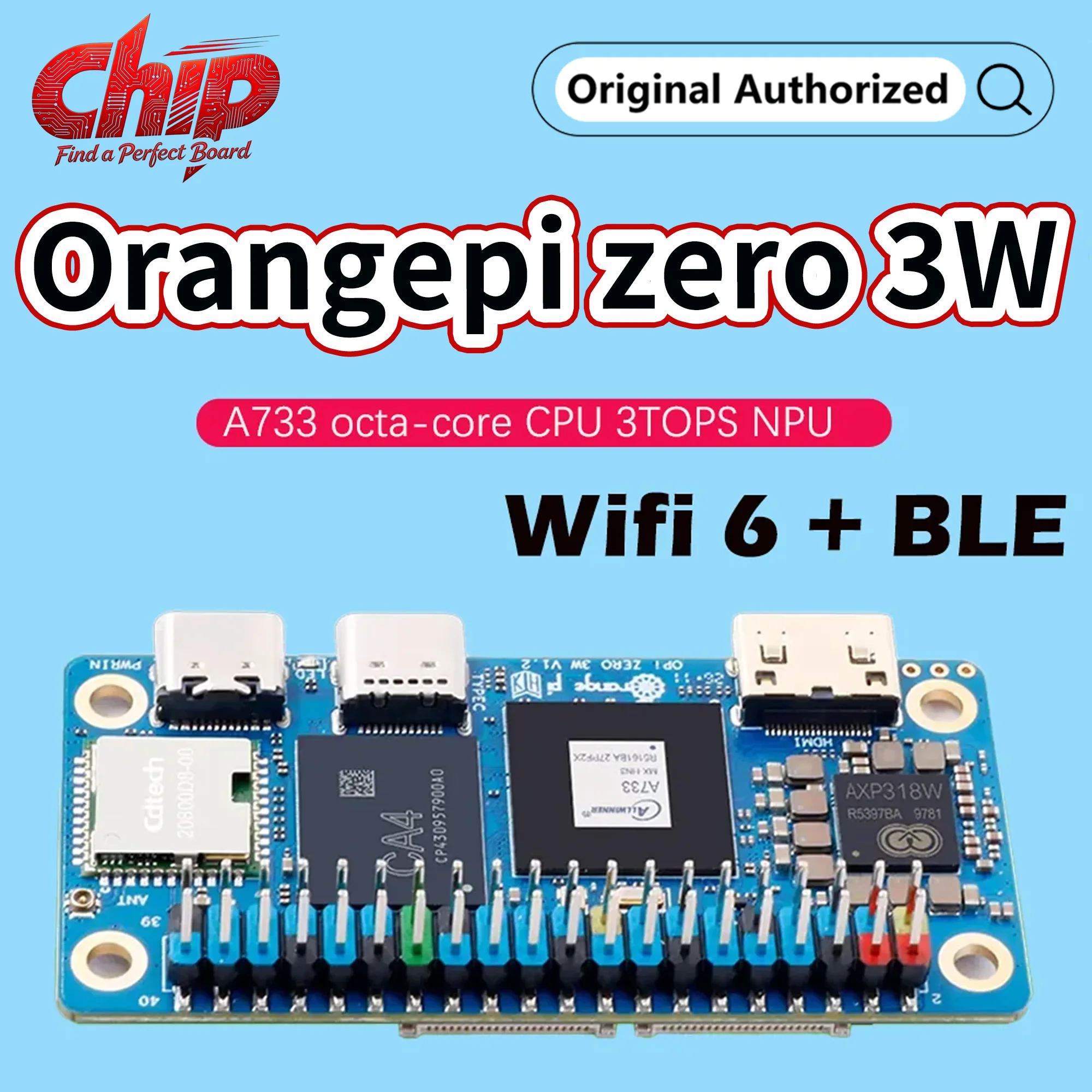 Placa de desarrollo Orange Pi Zero con ventilador, WiFi y Bluetooth