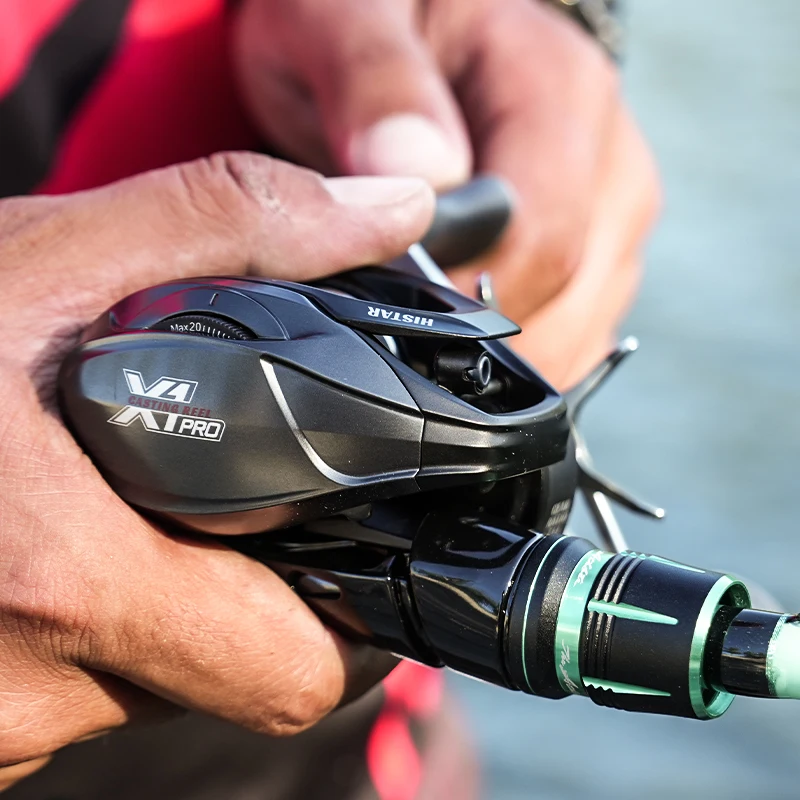 Carrete Baitcasting Hasida X1 Pro ultraligero de freno magnético - imagen 3