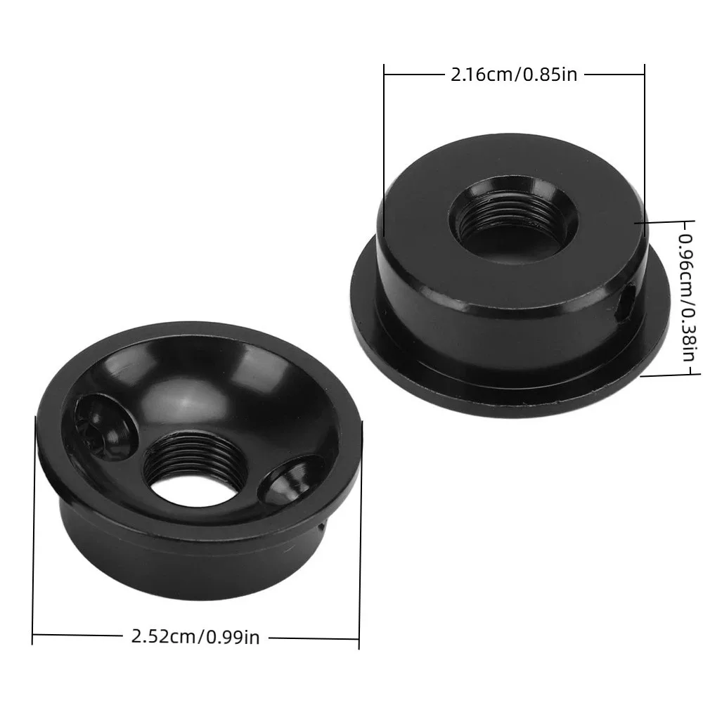 Cubiertas de conector Jackplate metálicas redondas de zinc con tornillos - imagen 5