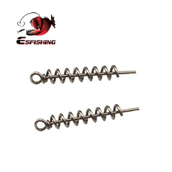ESFISHING Conector de anzuelo para cebo suave - pines de centrado