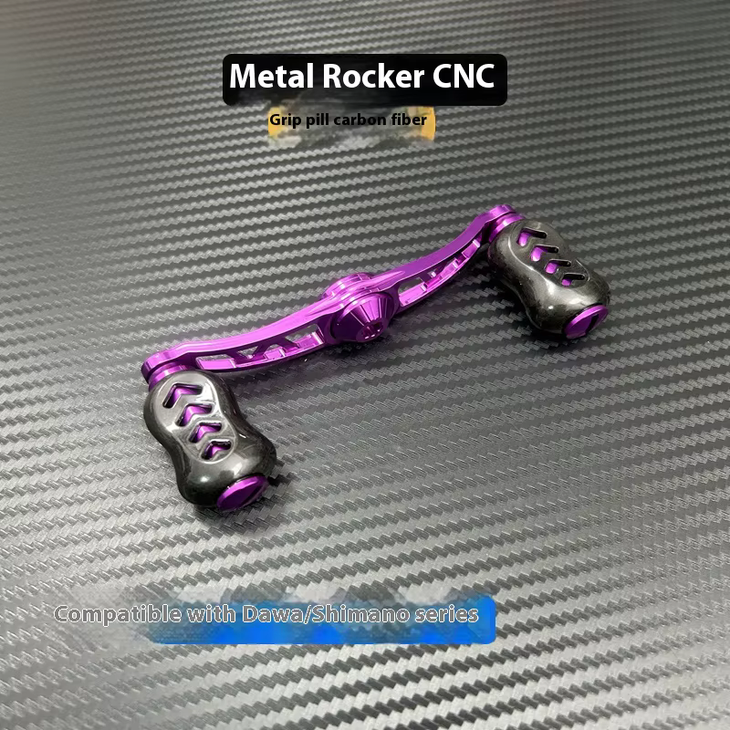 Carrete Baitcast modificado – Perilla fibra de carbono y balancín CNC - imagen 5
