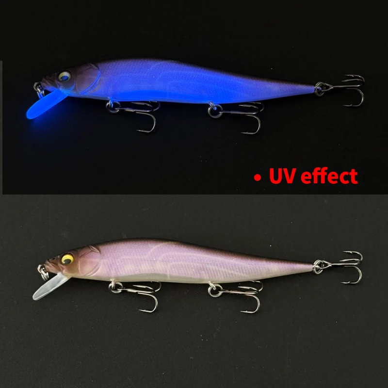 Señuelo Jerkbait Minnow flotante y suspendido para lubina - imagen 3