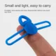 Anillos de goma de silicona con gancho para jigs y señuelos - imagen 4