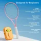 Entrenador de tenis con rebote automático portátil para práctica individual - imagen 3