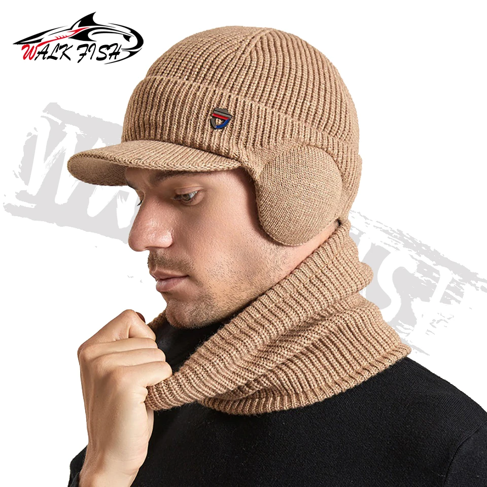Gorra con orejas Walk Fish – Terciopelo a prueba de viento - imagen 4