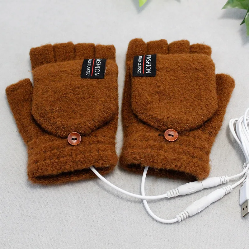 Guantes calefactores eléctricos presentados en su empaque listo para regalo