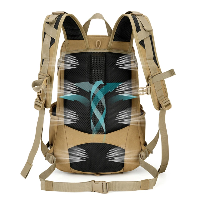 Mochila táctica para pesca Multiusos Molle – bolsa para cañas - imagen 5