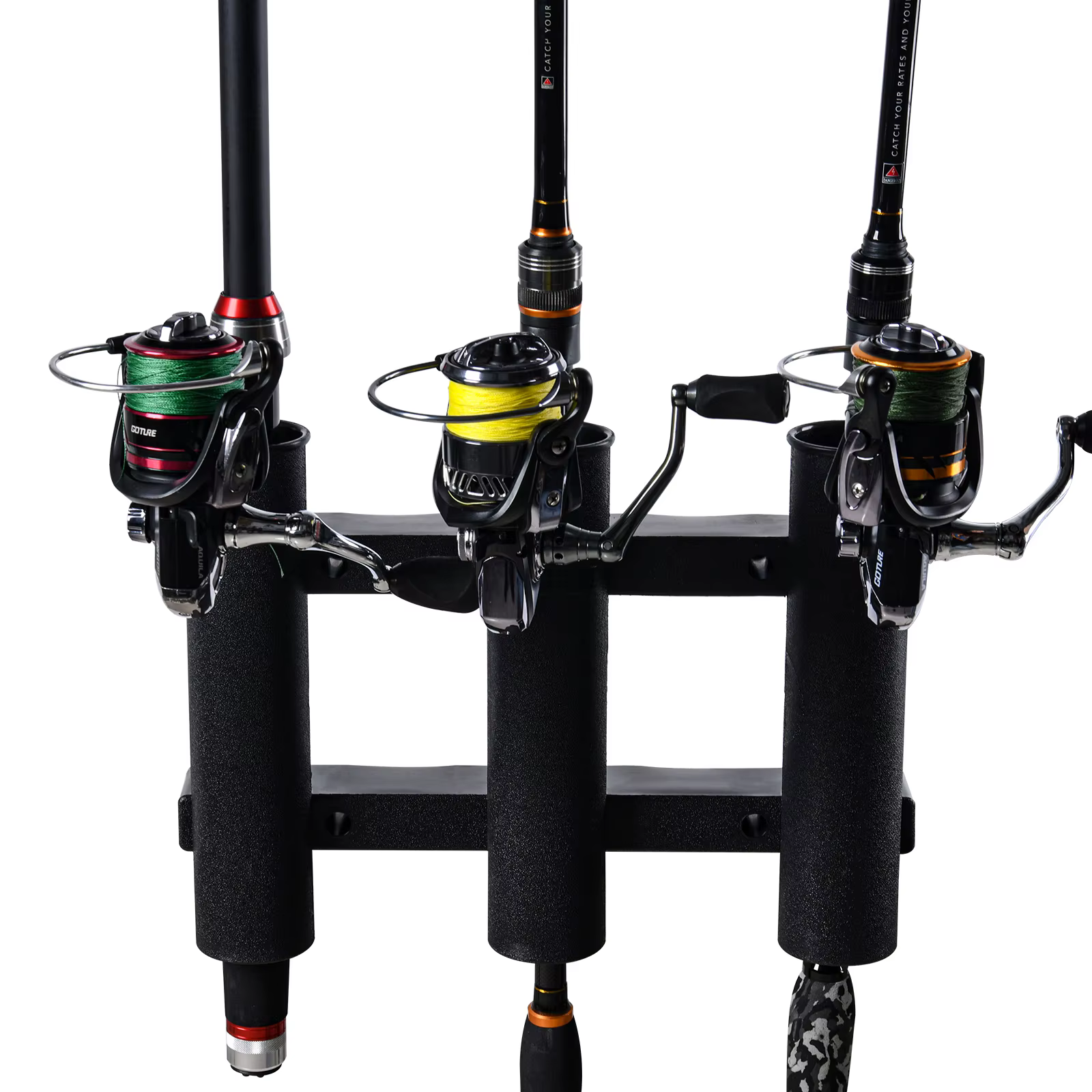 Goture Soporte Portacañas Tubo Negro – Plástico Marino Embarcación - imagen 4