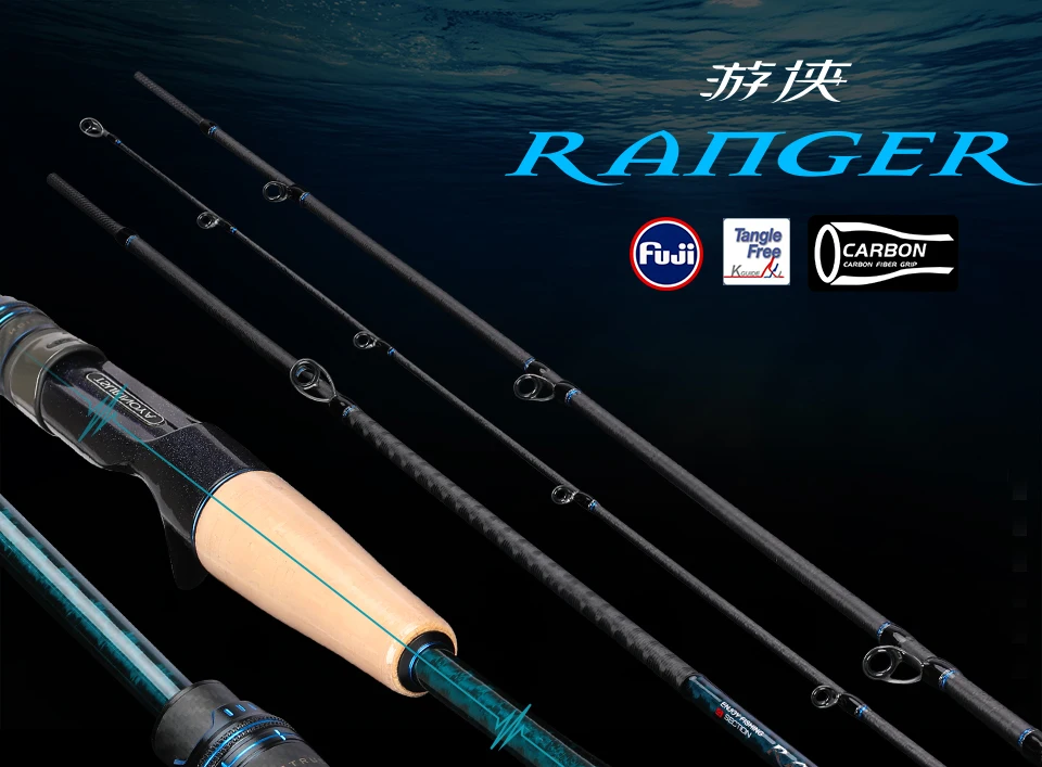 Caña TSURINOYA RANGER plegable con guías FUJI