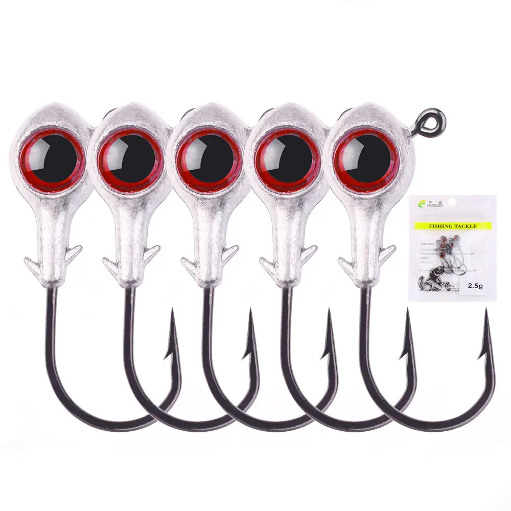 Anzuelos Jig Head ojos grandes y afilados para lubina y trucha - imagen 5