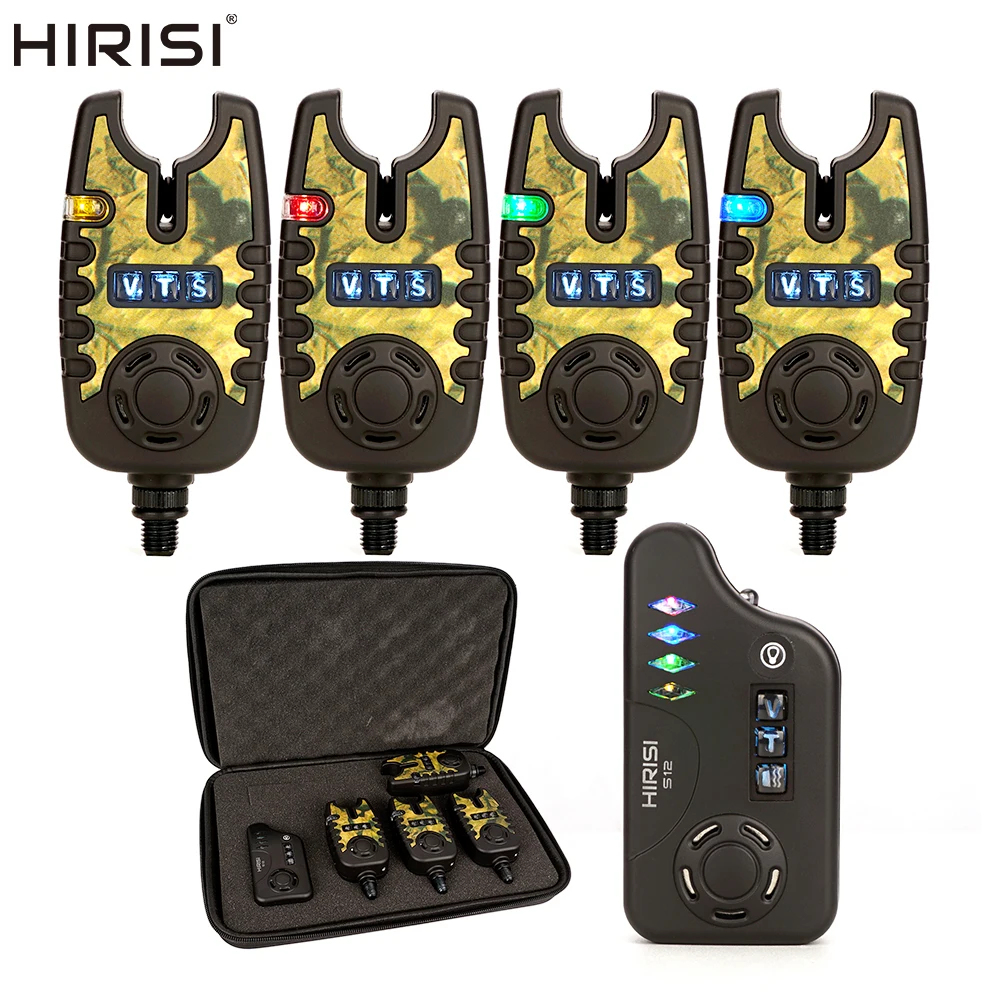Hirisi S12 Alarmas de Pesca resistentes al agua con LED ajustable - imagen 3