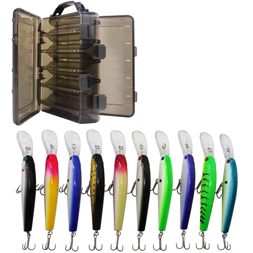 Señuelo duro crankbait lucio 13,6 g con caja de aparejos para pesca - imagen 2