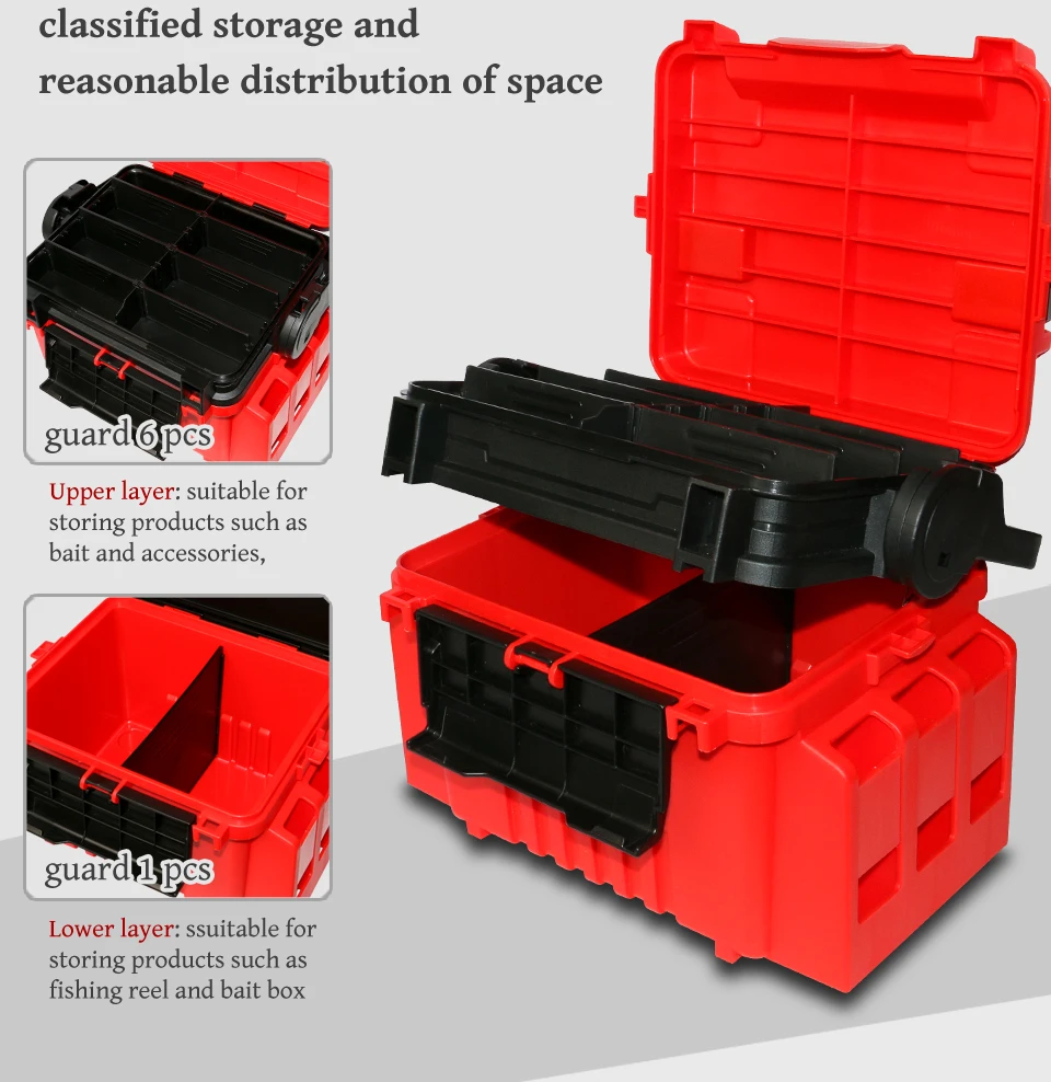 Caja con asa de transporte