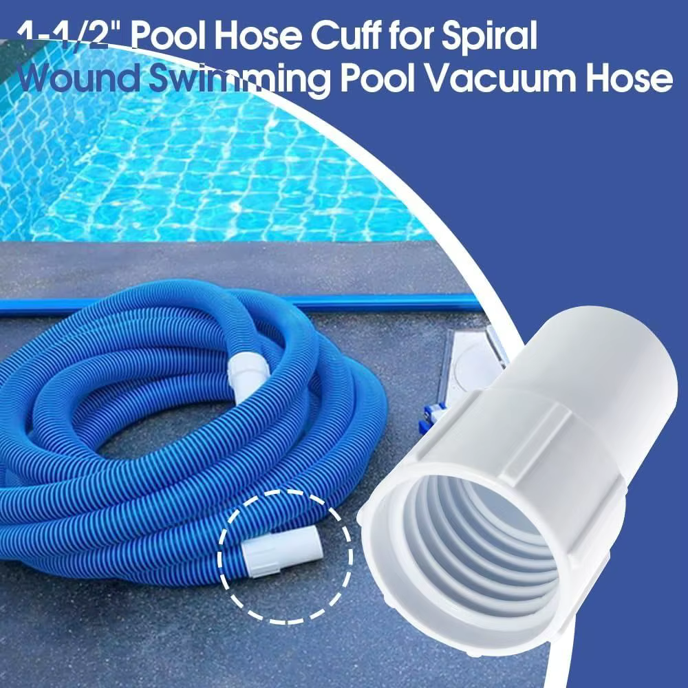Conector de manguera para piscina blanco – Unión de 1¼ a 1½ pulgadas - imagen 5