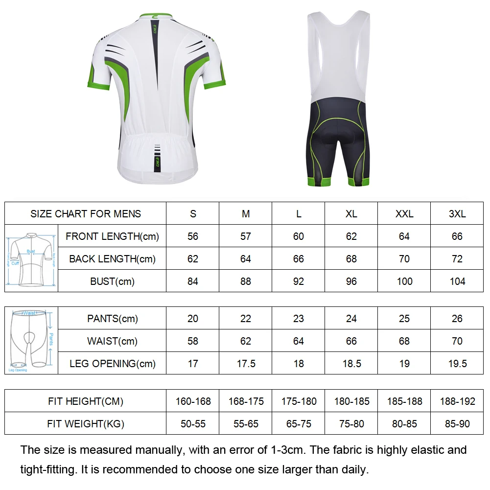 Jersey ciclismo hombre transpirable de secado rápido con gel - imagen 5