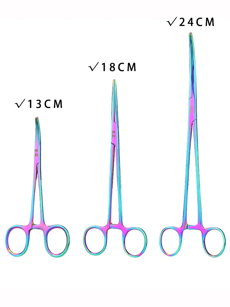 Alicates de pesca de acero inoxidable con pinzas hemostáticas