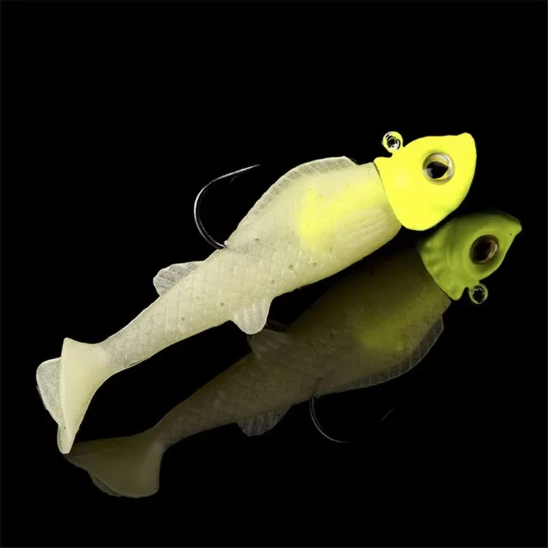 Señuelo JIG VIB luminoso 9cm para lucio y carpa