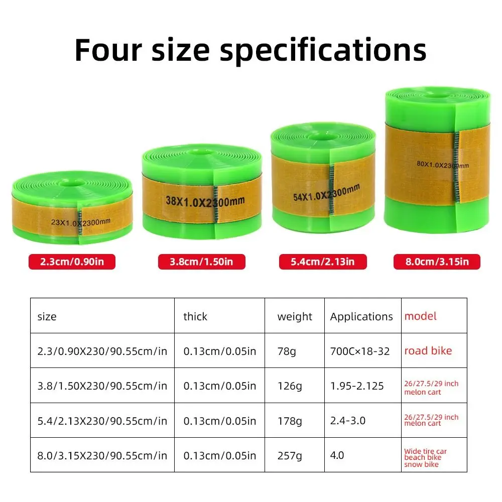 Protector antipinchazos autoadhesivo para rueda de bicicleta - imagen 2