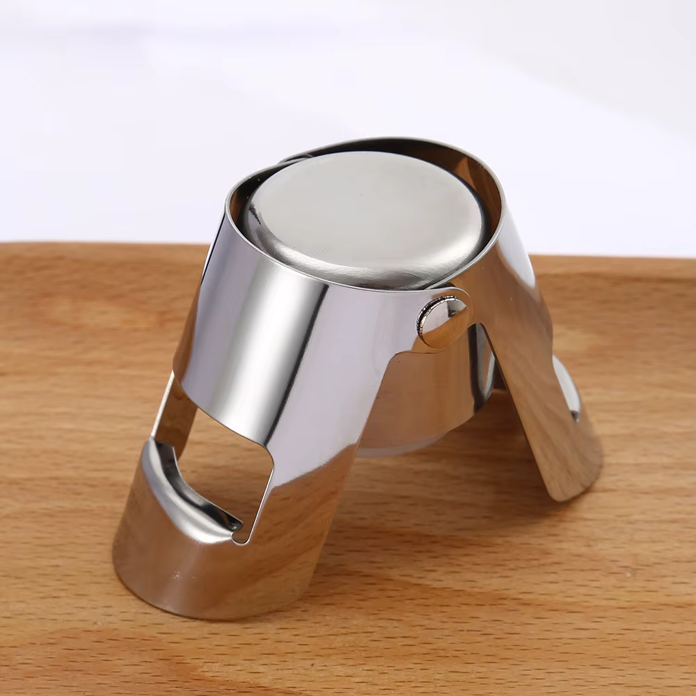 Tapón sellador vacío de acero inoxidable para champán, vino y cerveza - imagen 3