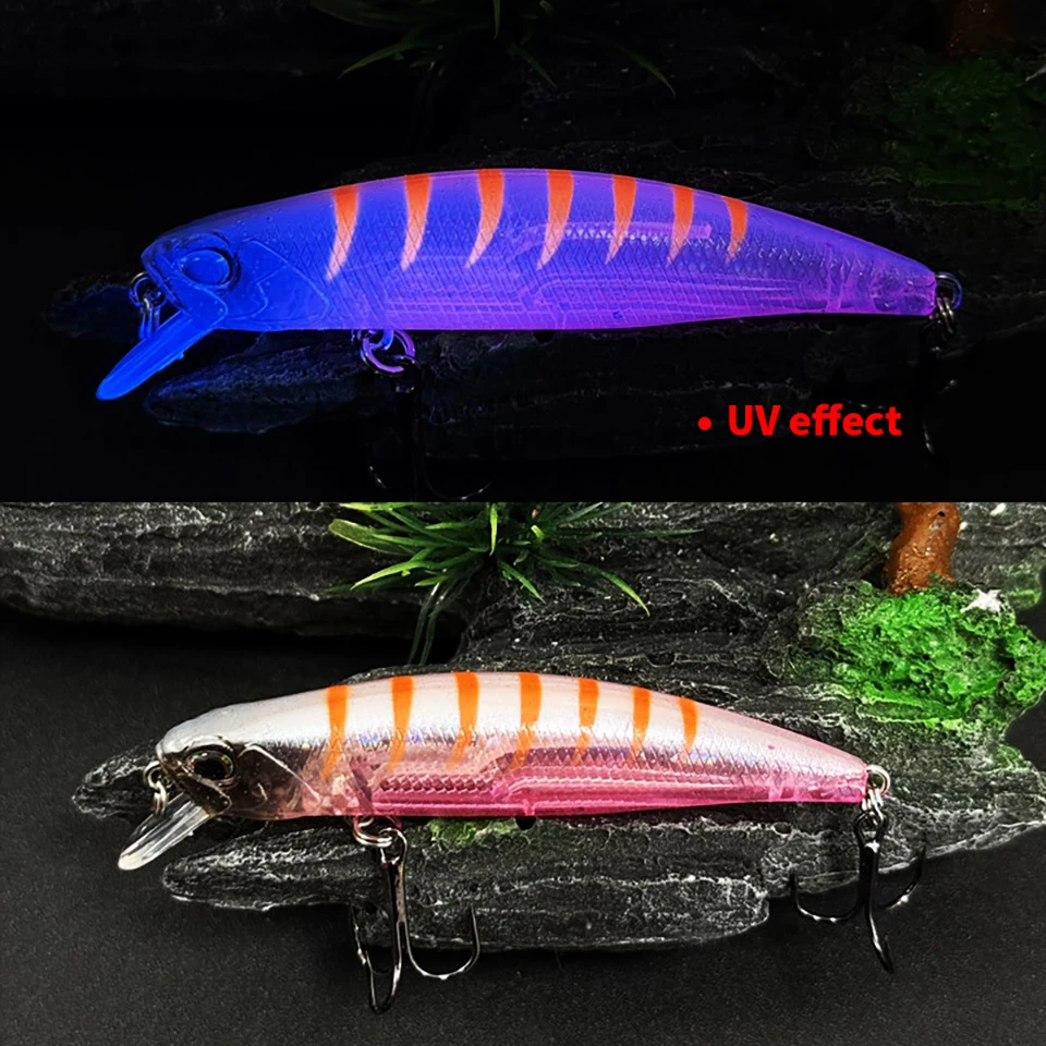 Señuelo Minnow WALK FISH hundible UV, jerkbait larga distancia - imagen 2